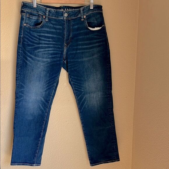 American Eagle Slim Straight Jeans 36 x 30 - Picture 1 of 11